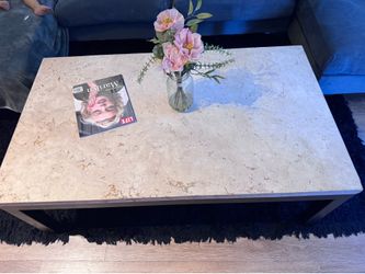 Stone coffee table