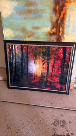 Fall colors art. 45” wide by 35” tall