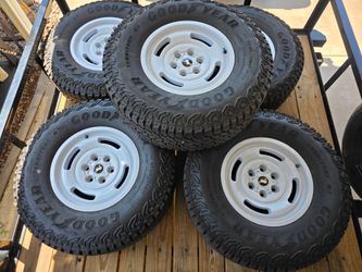 Off-road tires and rims