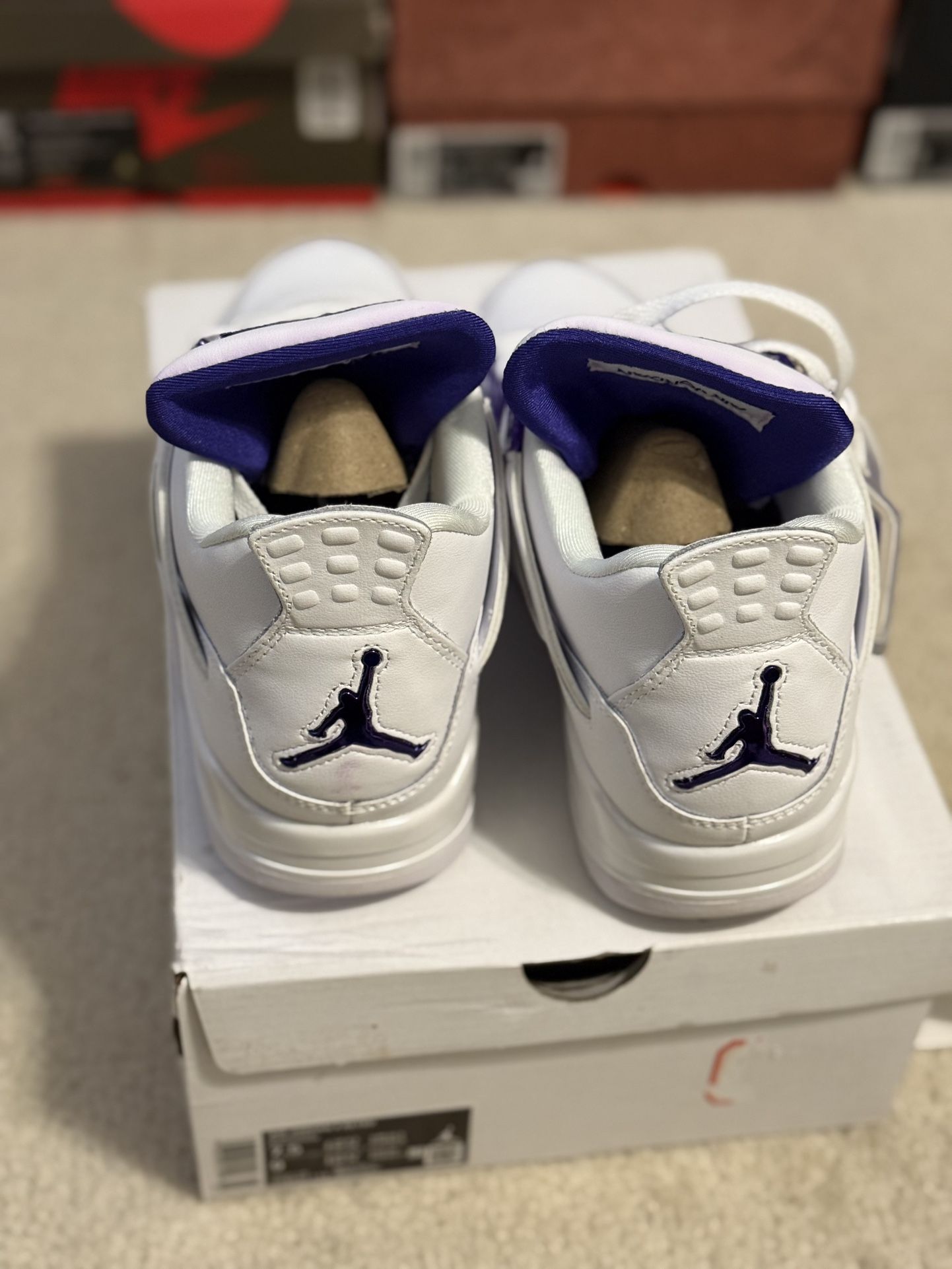 Air Jordan 4 Retro “ Purple Metallic “