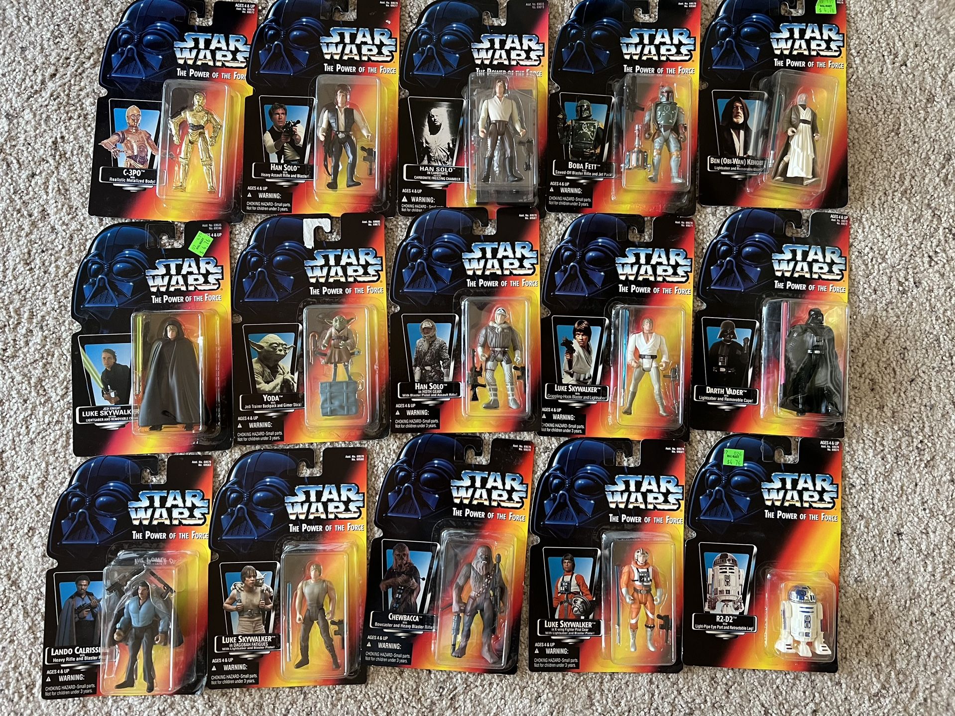 Star Wars Power Of The Force Figures