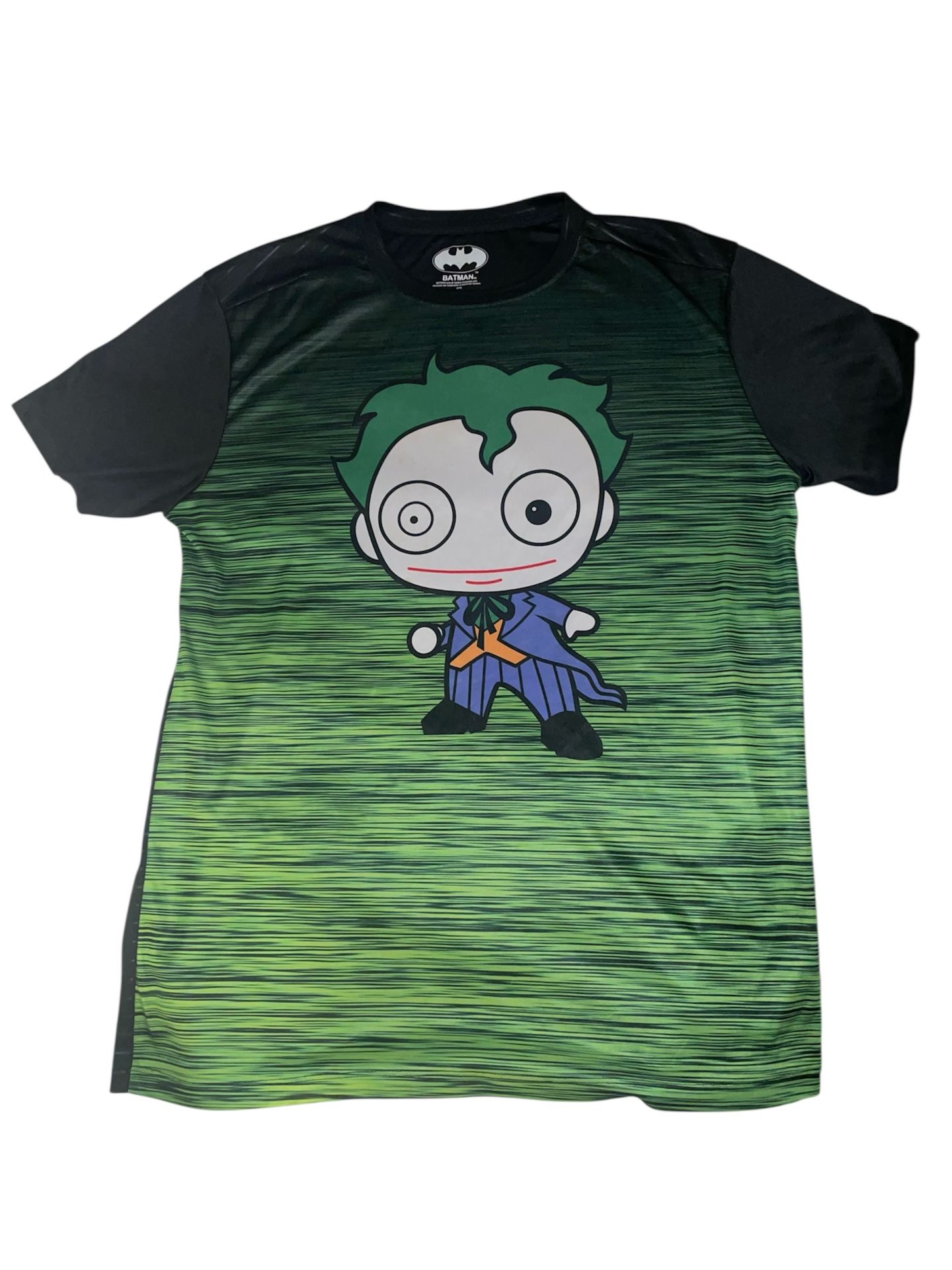 DC Comics Batman Chibi Joker Polyester Graphic T-Shirt Tee Size Large
