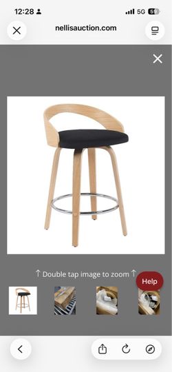 Armen Living Sonia Swivel Counter Height Bar Stool