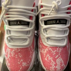 Jordan 11 Pink Snake Skin(need Gone)