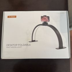Half Moon Foldable Desktop Light