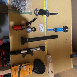 Bicycle Pump, New 700 Ty E And Other Bike Related Items