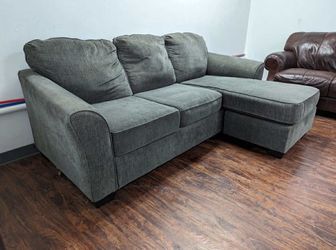 Gray L-Shape Chaise Sectional Sofa from Ashley HomeStores