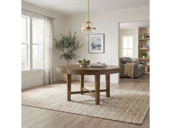 Matisse Brown Round Dining Table