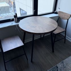 Dining Set (Table (32”) And 2 Chairs) - $50