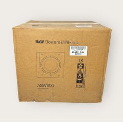 Bowers & Wilkins B&W ASW600 Black Ash 10" 150W Powered Subwoofer - SEALED BOX