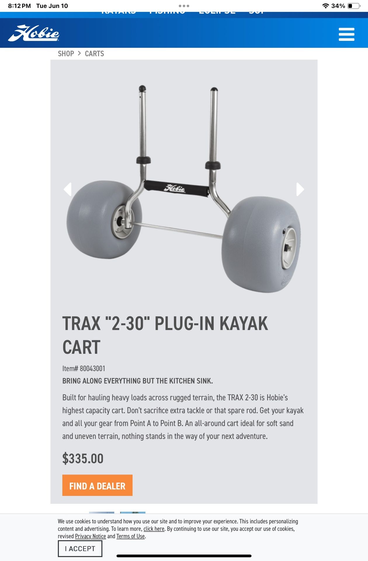 Hobie Trax 2-30