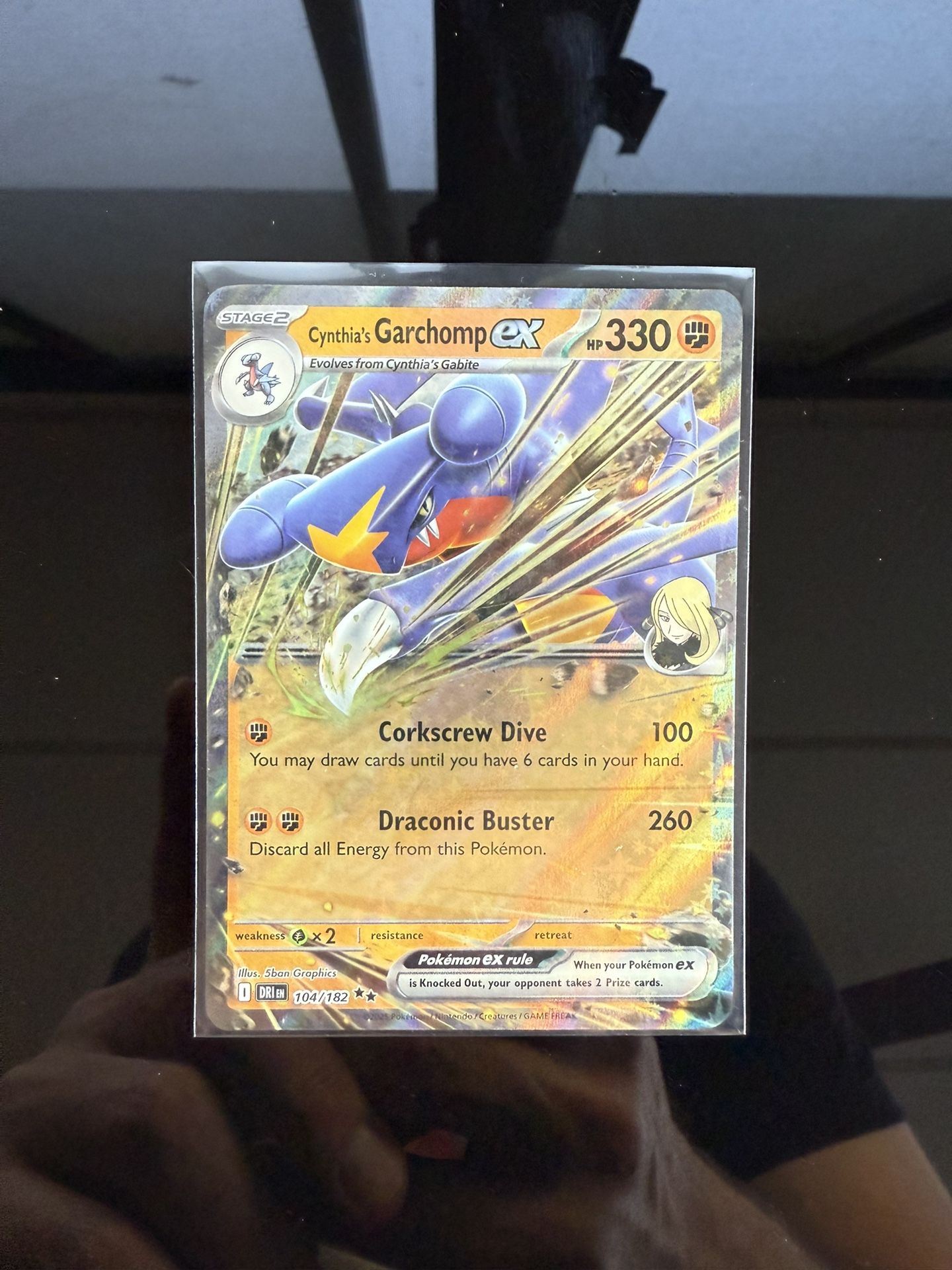 Pokemon Destined Rivals Cynthia’s Garchomp ex