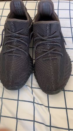 yeezy 350 black reflective