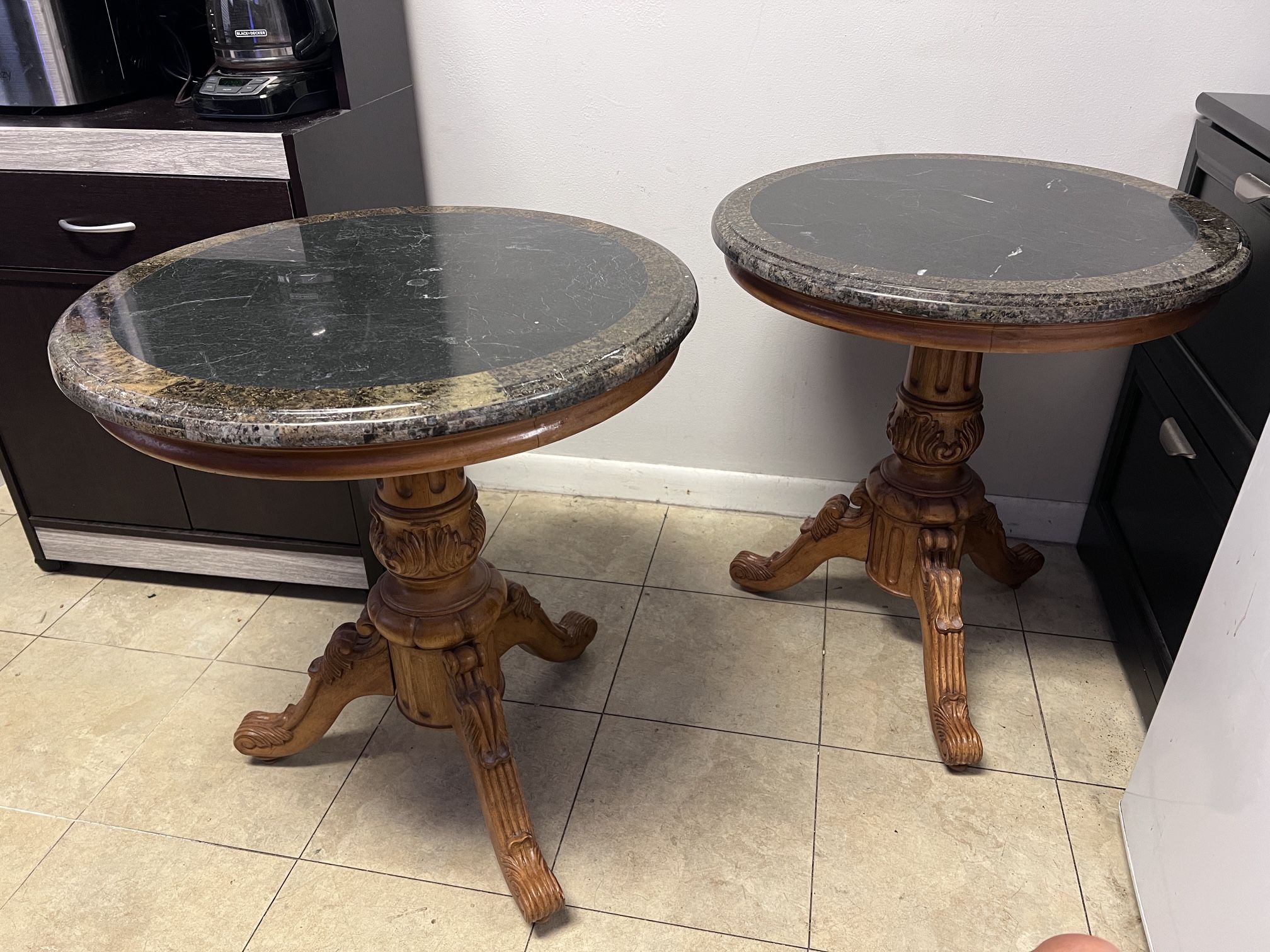 Marble End Tables