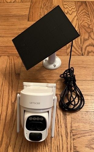 Brand New (Set Of 4) Solar Panel Cameras "Letscee " Brand ($120 Or Better Offer)