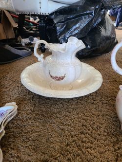 old antique wash basins