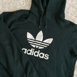 DARK GREEN ADIDAS HOODIE