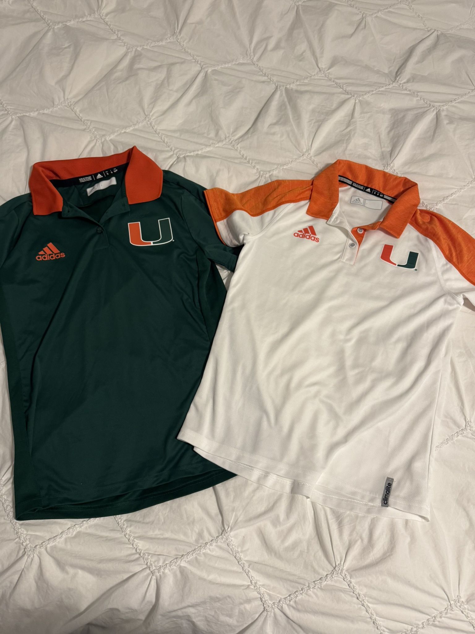 UMiami women adidas Polos Size small 