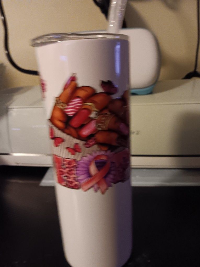 Hope Cancer Cup With Butterflies
