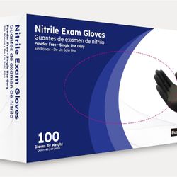 Black Nitrile Exam 3.5 Mil Gloves