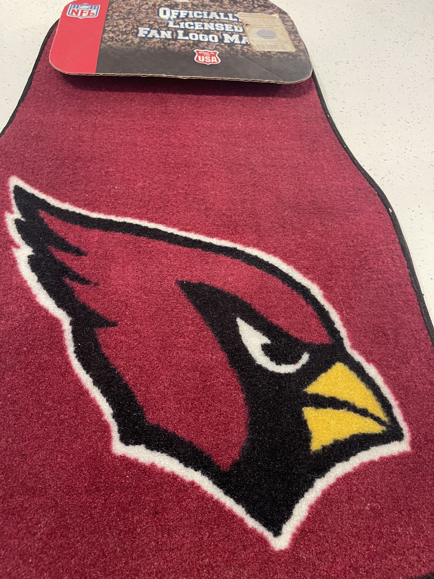 NFL AZ Cardinals Auto Car Truck Mats Set Of 2