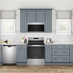 [NEW] Whirlpool - 5.3 Cu. Ft. Freestanding Electric Range with Self-Cleaning and Frozen Bake - Stainless Steelwork