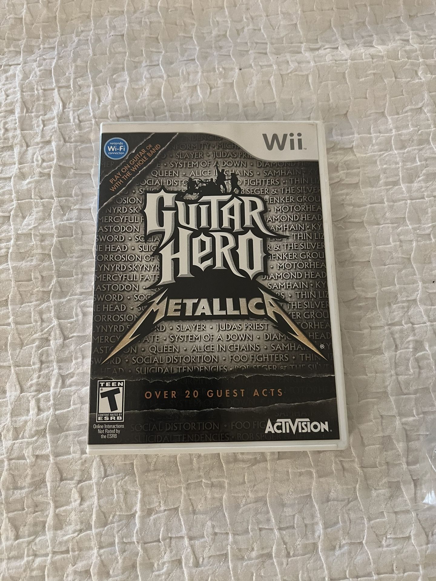Wii Guitar Hero Metallica