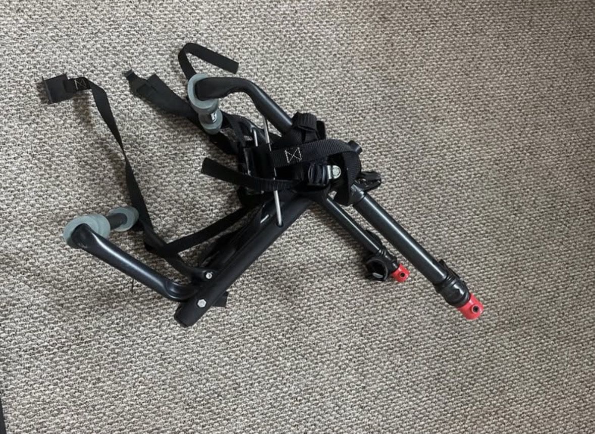 Deluxe 2-Bicycle Trunk Mounted Bike Rack Carrier for SEDAN