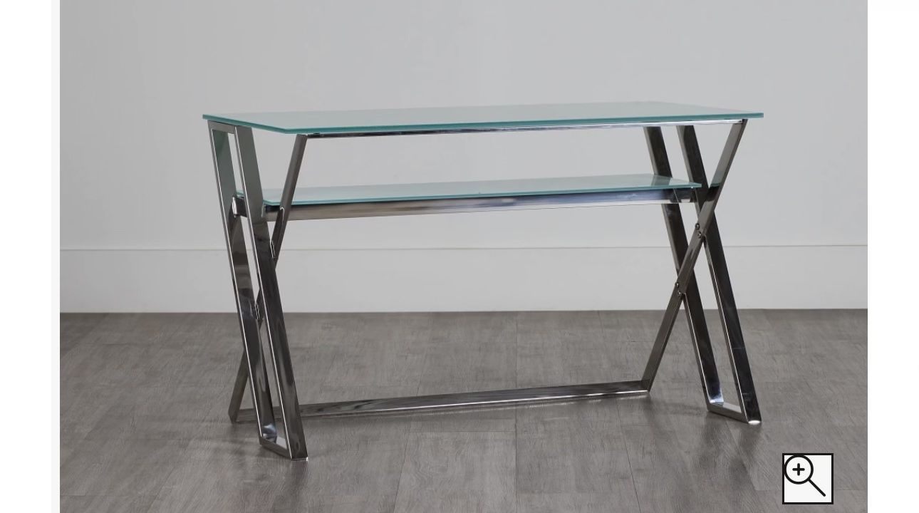 Cyrus Student Desk Glass