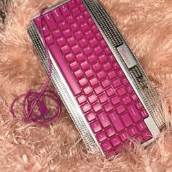 2007 BRATZ Be Real Retro Pink Keyboard