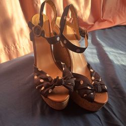 Women’s Polka-dot Wedge Heels
