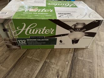 Brand new flush mount ceiling fan Hunter