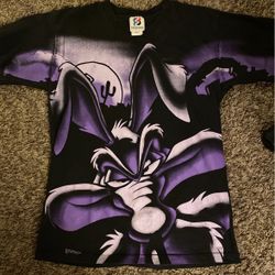 VTG 1995 Wile E Coyote - Looney Tunes graphic T