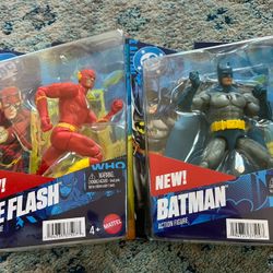 Mattel DC Premiere Core Wave 1 Super-Villains BATMAN & Flash Figure lot NEW 2026
