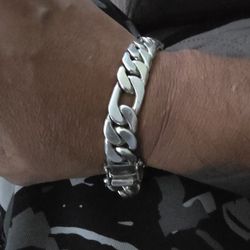 Bracelet  De Plata Pura Pesada