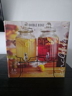 Double Ridge Glass Containers