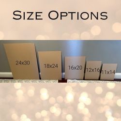 Custom Acrilic Easel Singn 