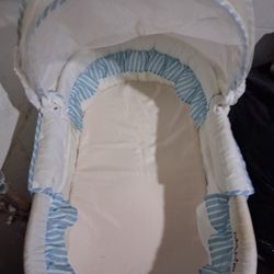 Baby Boy Bassinet With Net