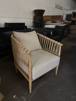 Madison Park Gilman Accent Arm Chair, Natural