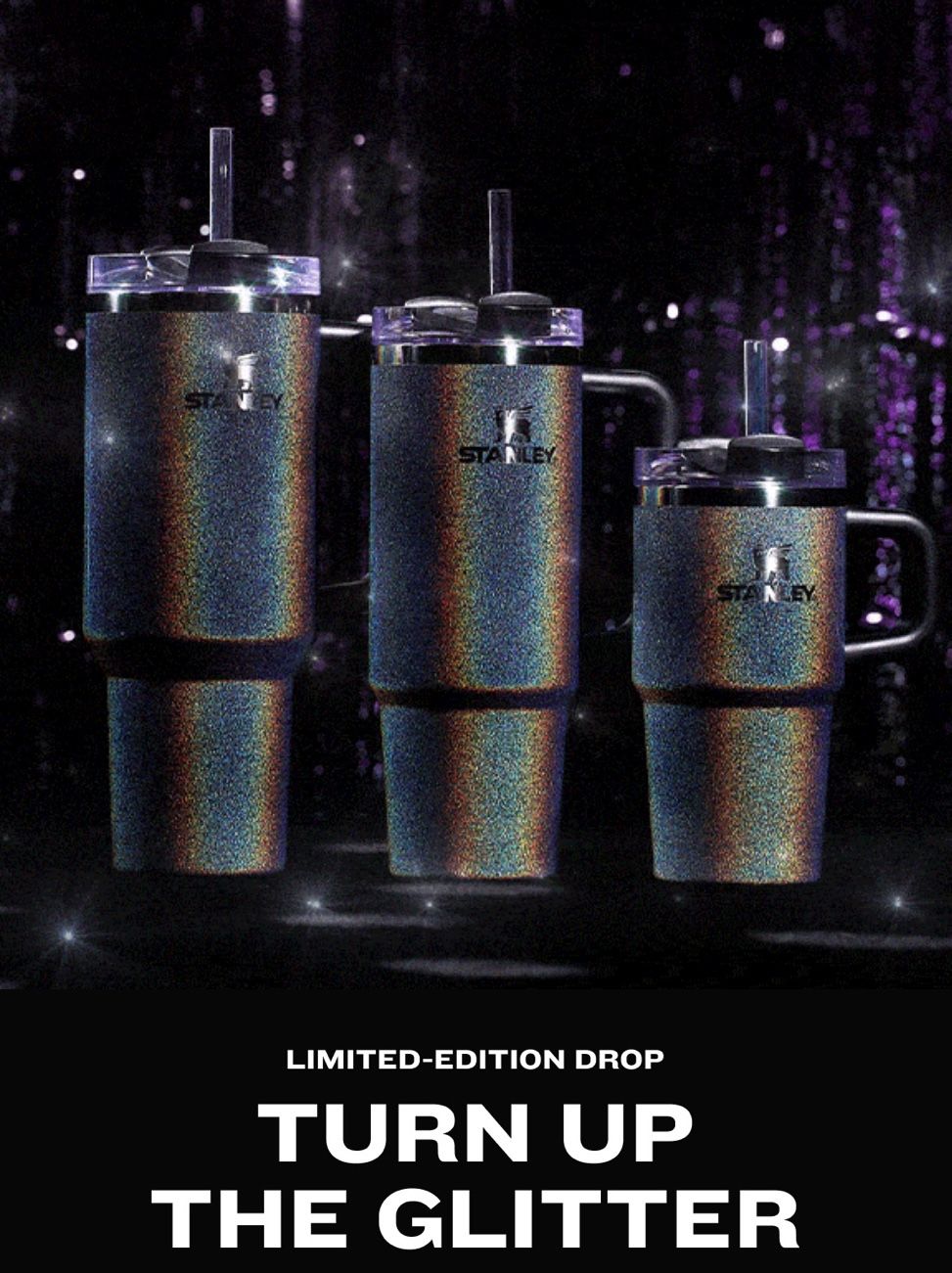 Midnight Glitz Stanley Limited Edition Cups