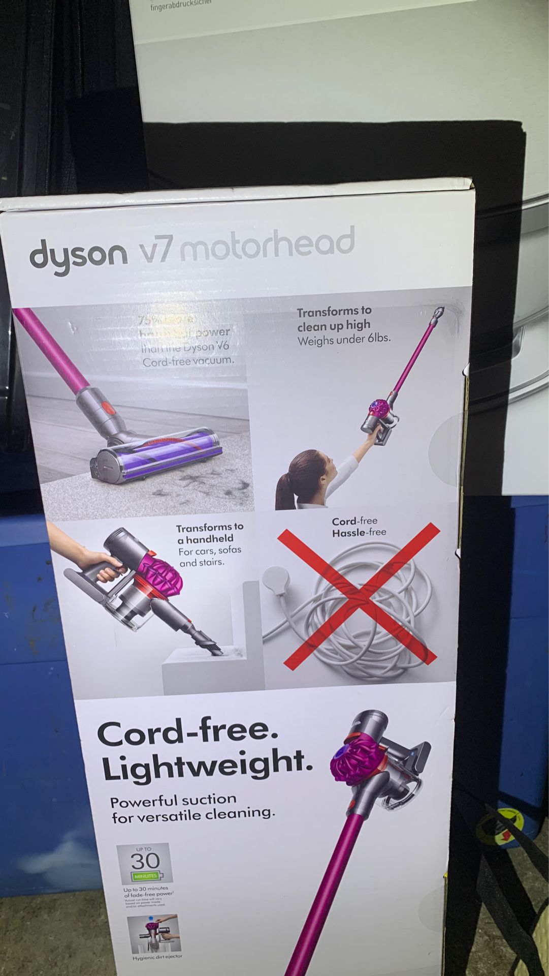 Dyson v7 brand new in the box unopened.
