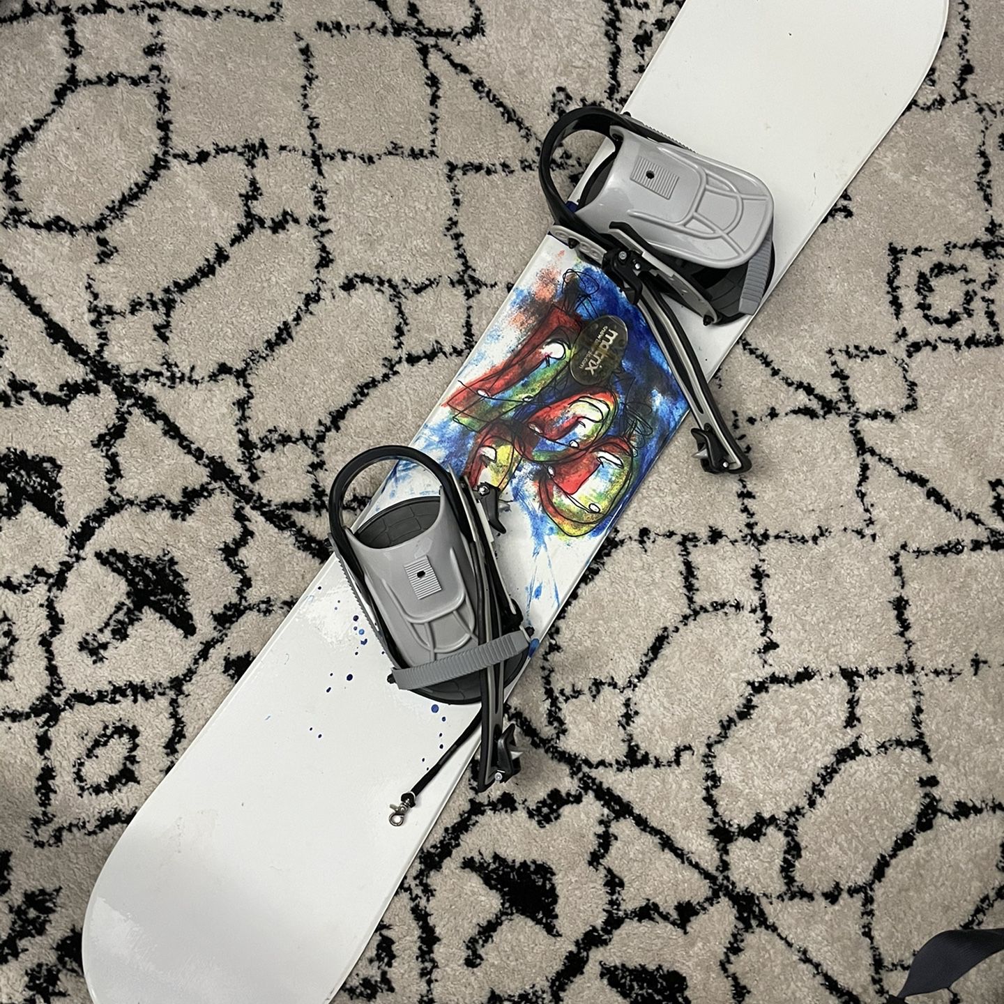 Snowboard with bag