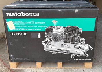 Metabo Gas Wheelbarrow Air Compressor Portable Honda GX 160 Engine New In Box