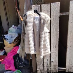 Fox Fur  Hooded Vest