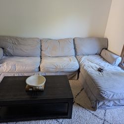 Restoration Hardware 2 Piece Sectional 