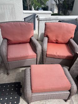 5-Piece Outdoor Patio Furniture Set -wicker/rattan