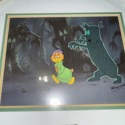 RARE - Hand Painted Cel - King Looey's Party - MGM - LIMITED EDITION w/ COA   Signed by Benny Wolfe  #11 of 500   Size - overall 17.5x15in  Interior o