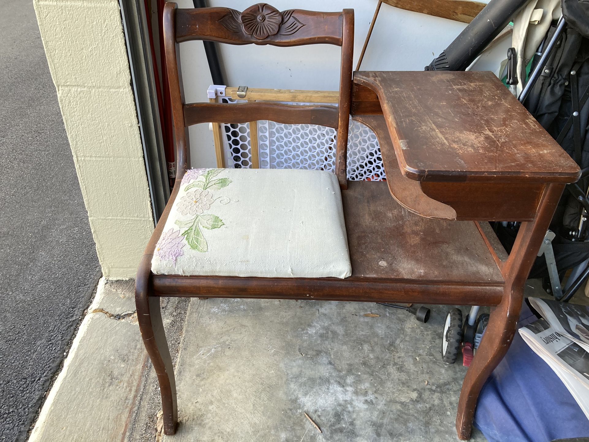 Antique Telephone Table