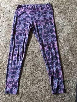 Like New Lularoe TC Paisley Print Leggings