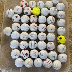 CALLAWAY GOLF BALLS 48 4 Dozen CHROME SOFT & TOUR Mix Used but Good